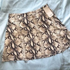 Snake print Skirt